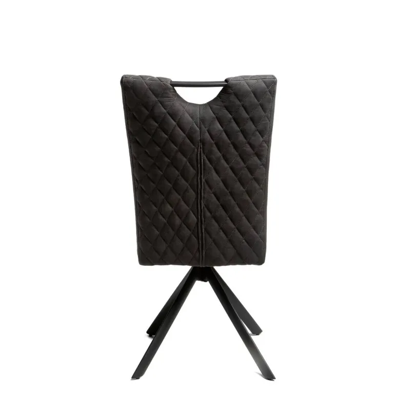 Stuhl Georgia anthrazit Microfaser B/H/T: ca. 47x95x46 cm