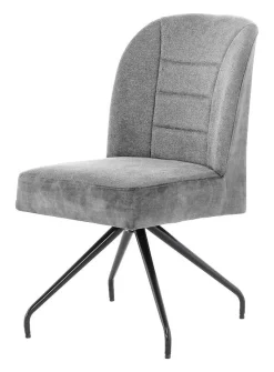 Stuhl grau B/H/T: ca. 47x88x63 cm