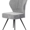 Stuhl hellgrau B/H/T: ca. 57x92x65 cm
