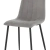 Stuhl hellgrau B/H/T: ca. 44x87x59 cm