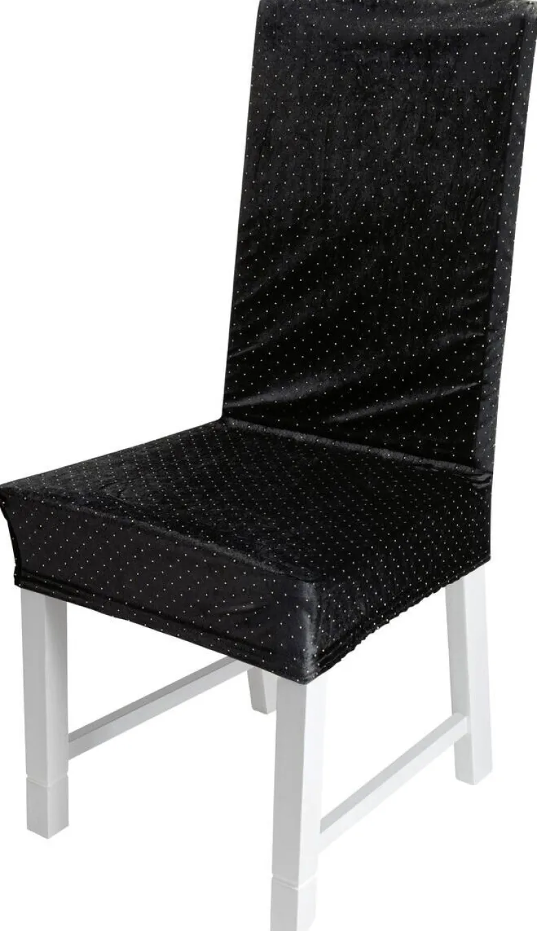 Stuhlhusse schwarz Polyester B/H/L: ca. 45x60x40 cm