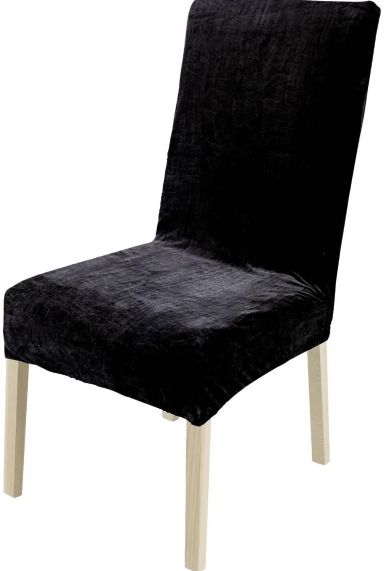 Stuhlhusse schwarz Polyester B/H/L: ca. 45x60x40 cm