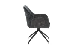 Stuhl JACKY 2er-Set anthrazit B/H/T: ca. 62x87x56 cm