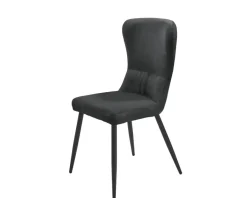 Stuhl Kate schwarz Samt B/H/T: ca. 60x94,5x51,5 cm