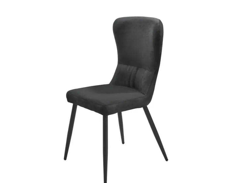 Stuhl Kate schwarz Samt B/H/T: ca. 60x94,5x51,5 cm