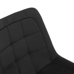 Stuhl KIRA schwarz Samtoptik B/H/T: ca. 59,5x82,5x49 cm