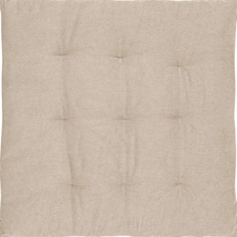 Stuhlkissen Bravo natur Polyester B/L/S: ca. 40x40x3 cm