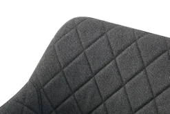 Stuhl LEA, 2er Set anthrazit Webstoff B/H/T: ca. 56x83x60 cm