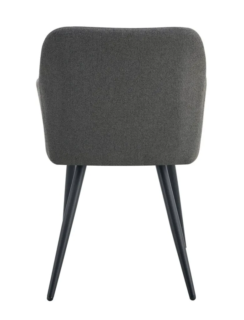 Stuhl LEA, 2er Set anthrazit Webstoff B/H/T: ca. 56x83x60 cm