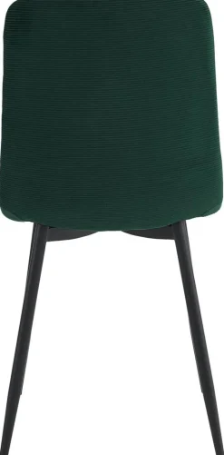 Stuhl Leipzig, 4er-Set moosgrün Microfaser B/H/T: ca. 44x92x54 cm