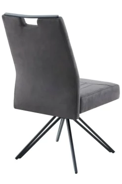 Stuhl Maggy anthrazit Microfaser B/H/T: ca. 54x97x69 cm