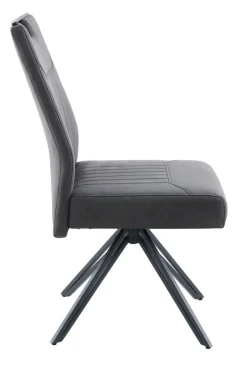 Stuhl Maggy anthrazit Microfaser B/H/T: ca. 54x97x69 cm