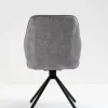 Stuhl Mailand grau Microfaser B/H/T: ca. 53x89x64 cm
