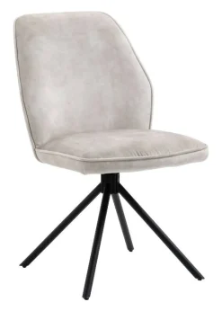 Stuhl Mailand weiß Microfaser B/H/T: ca. 53x89x64 cm