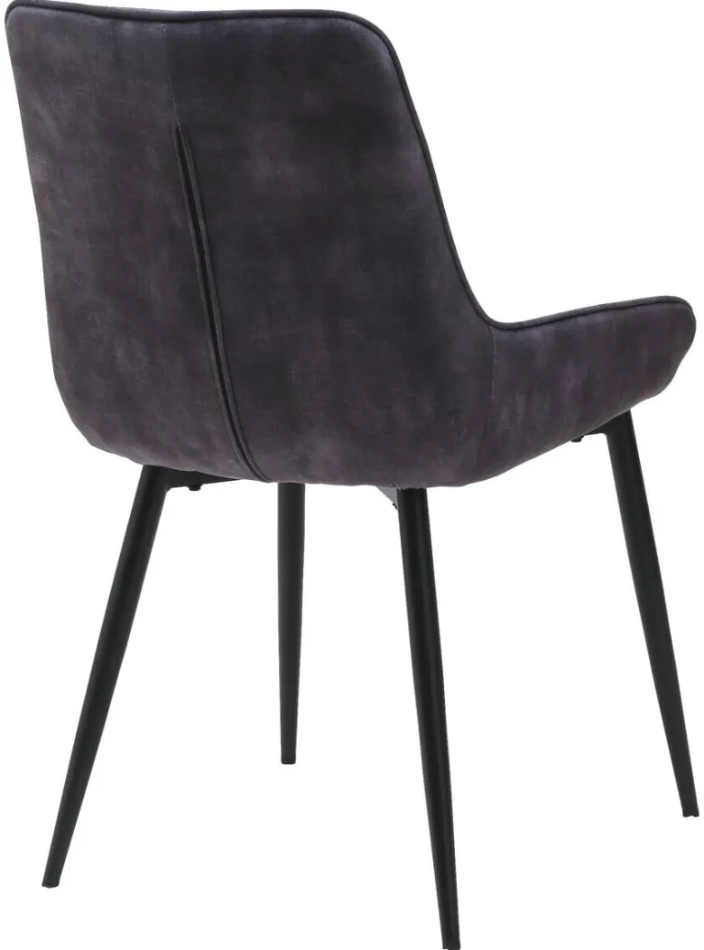 Stuhl Melanie anthrazit Microfaser B/H/T: ca. 48,5x84x57,5 cm
