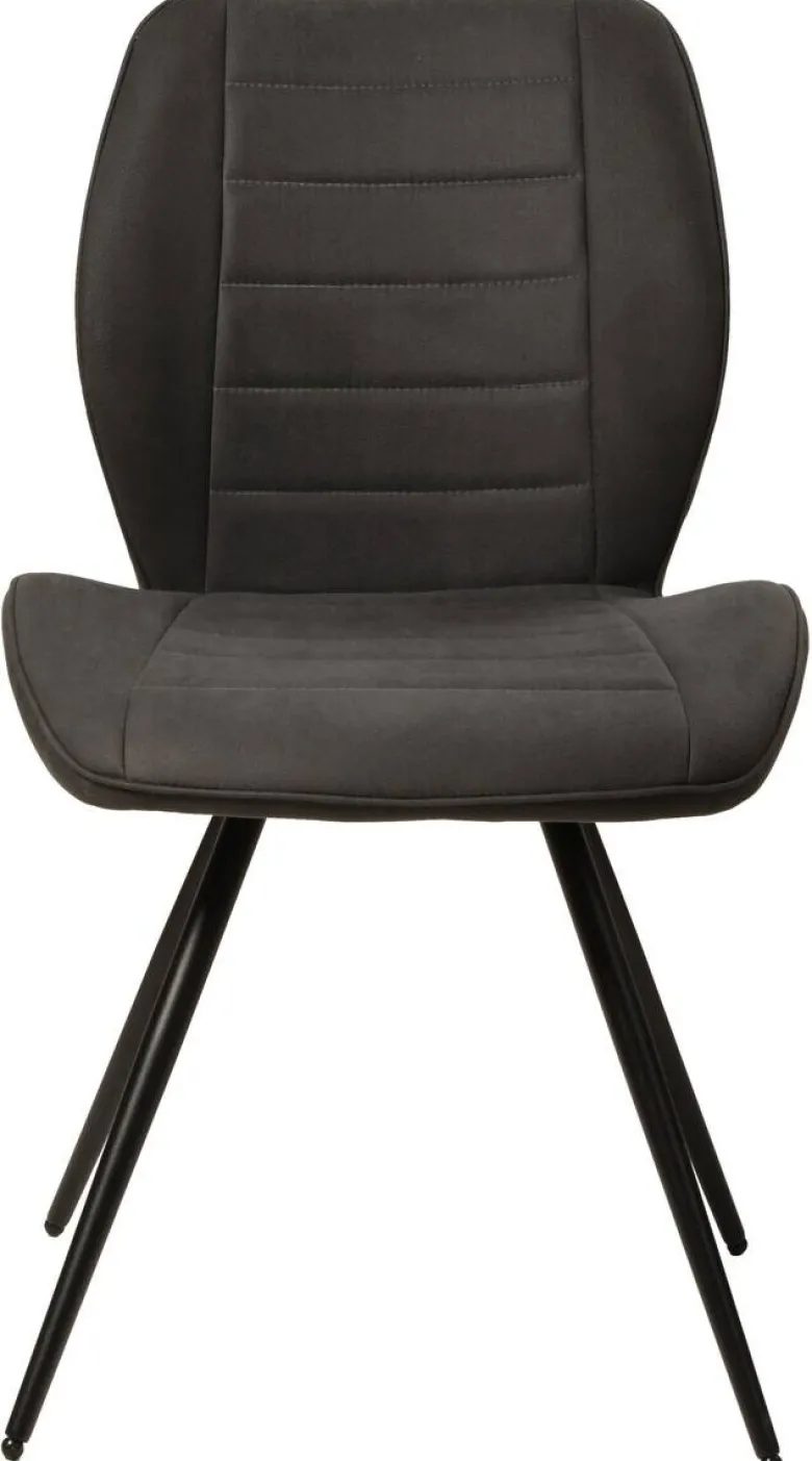 Stuhl New York anthrazit Microfaser B/H/T: ca. 51x87x55 cm
