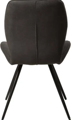 Stuhl New York anthrazit Microfaser B/H/T: ca. 51x87x55 cm