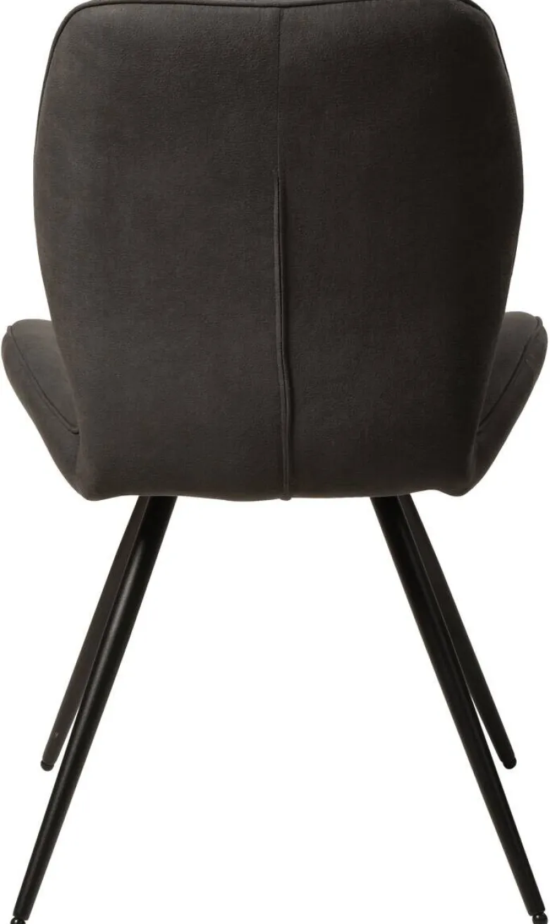 Stuhl New York anthrazit Microfaser B/H/T: ca. 51x87x55 cm