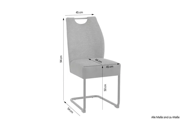 Stuhl PETER 2er-Set B/H/T: ca. 45x94x54 cm