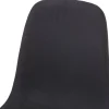 Stuhl Pia schwarz Microfaser B/H/T: ca. 44x87x41 cm