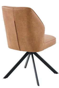 Stuhl Prizzi Cognac Kunstleder B/H/T: ca. 51x92x64 cm