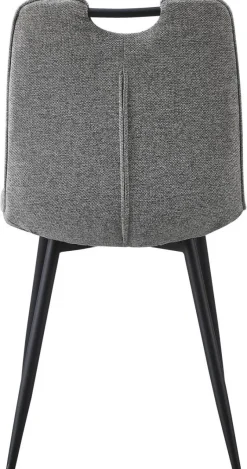 Stuhl Sana grau Webstoff B/H/T: ca. 45x87x59 cm