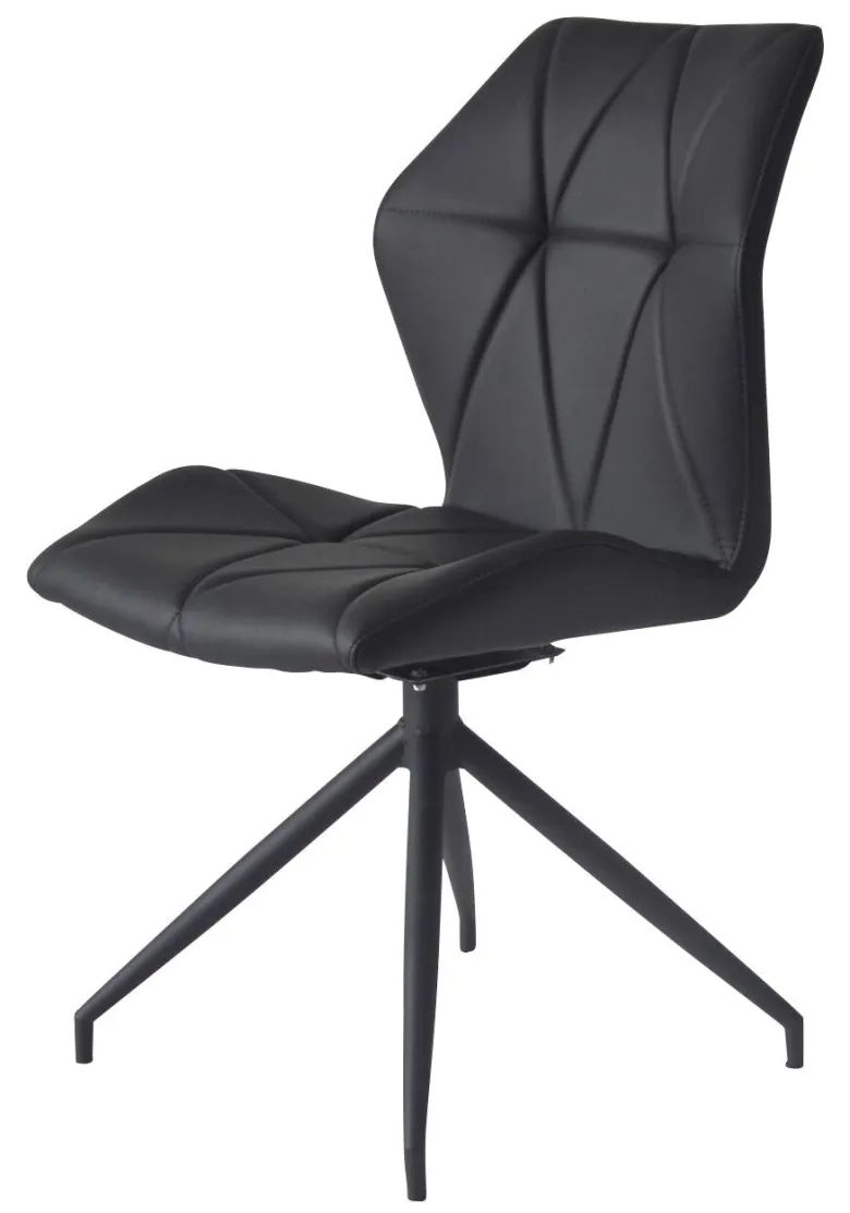 Stuhl schwarz B/H/T: ca. 52x90x62 cm