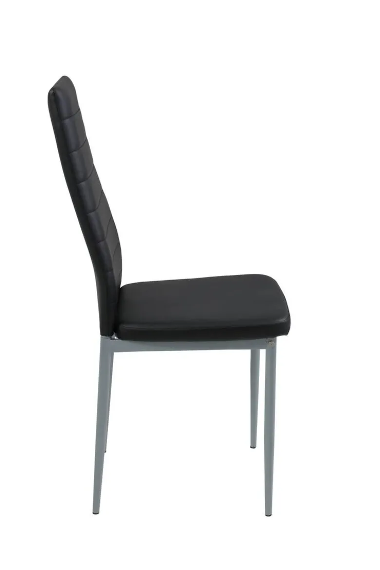 Stuhl Simone schwarz B/H/T: ca. 42x98x44 cm
