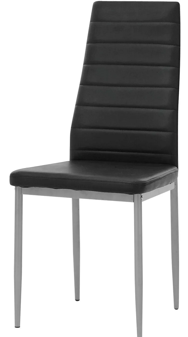 Stuhl Simone schwarz B/H/T: ca. 42x98x44 cm