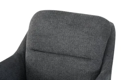 Stuhl SOPHIE, 2er Set anthrazit Stoff B/H/T: ca. 53x87x62 cm