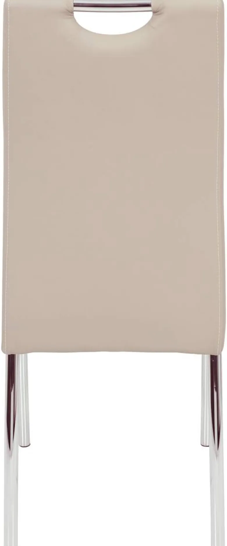 Stuhl Susi 2er Set Cappuccino Kunstleder B/H/T: ca. 44x98x61 cm