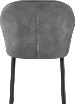 Stuhl Sven grau Microfaser B/H/T: ca. 56,5x80x60 cm