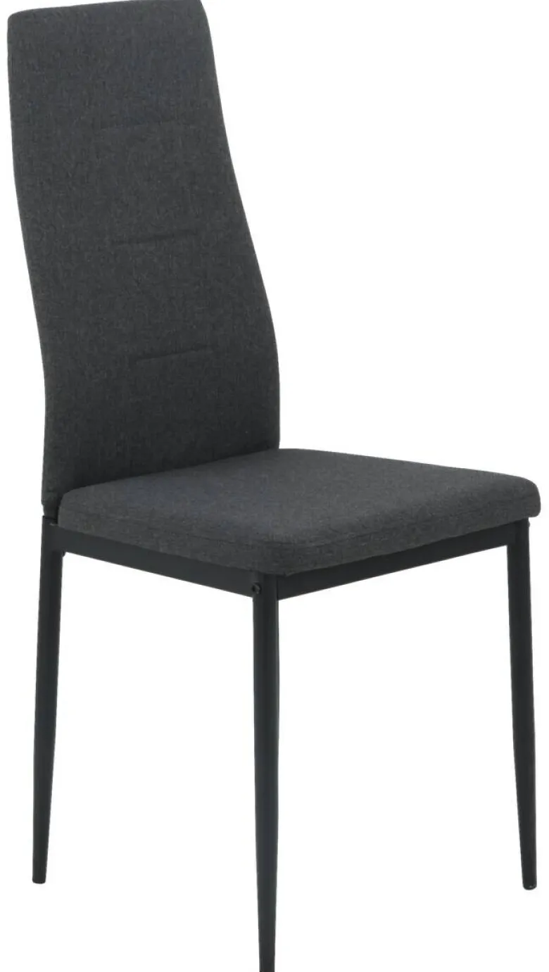 Stuhl Svenni anthrazit Webstoff B/H/T: ca. 42x98x44 cm