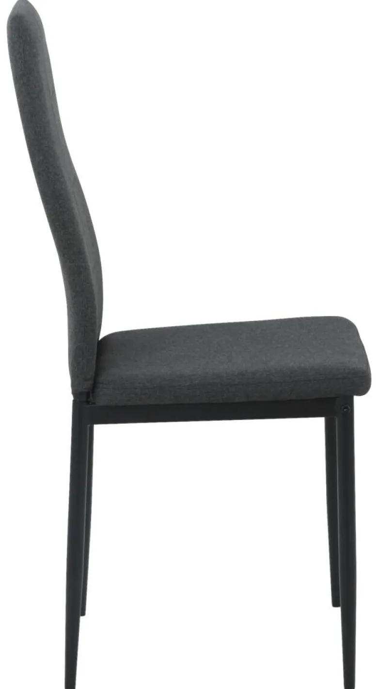 Stuhl Svenni anthrazit Webstoff B/H/T: ca. 42x98x44 cm
