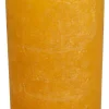 Stumpenkerze orange H/D: ca. 9x6,8 cm