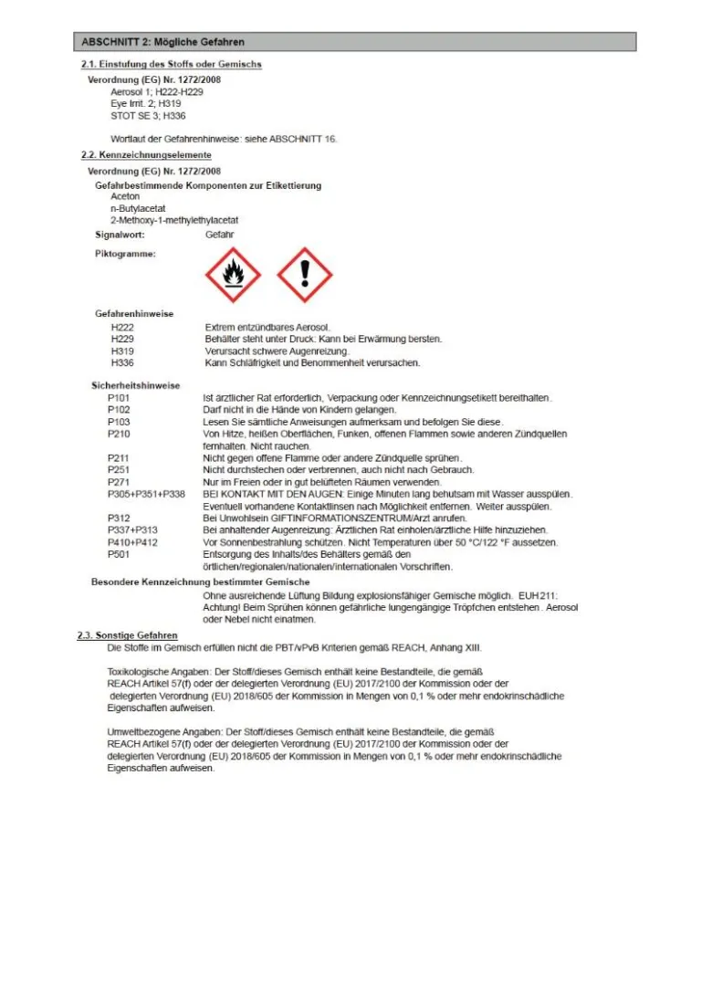 Super-Nova Klarlack Spray farblos hochglänzend ca. 0,4 l