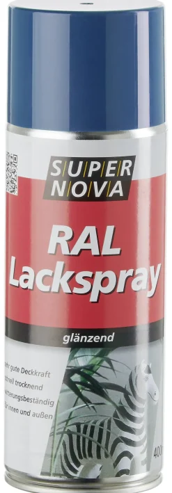 Super-Nova Lackspray enzianblau hochglänzend ca. 0,4 l