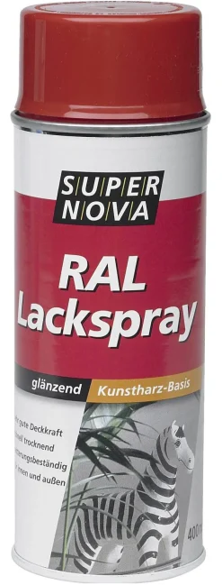 Super-Nova Lackspray feuerrot hochglänzend ca. 0,4 l