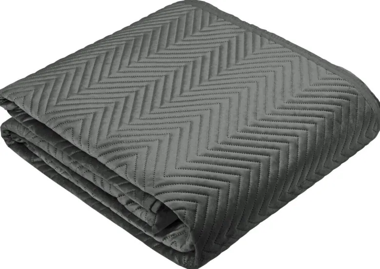Tagesdecke anthrazit Polyester B/L: ca. 220x240 cm