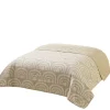 Tagesdecke beige Polyester B/L: ca. 220x240 cm