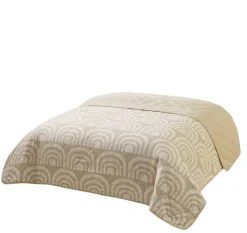 Tagesdecke beige Polyester B/L: ca. 220x240 cm