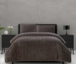 Tagesdecke granit Polyester B/L: ca. 200x220 cm