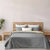 Tagesdecke grau Polyester B/L: ca. 220x240 cm