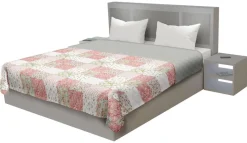 Tagesdecke rosé Polyester B/L: ca. 220x240 cm