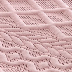 Tagesdecke rosé Polyester B/L: ca. 220x240 cm