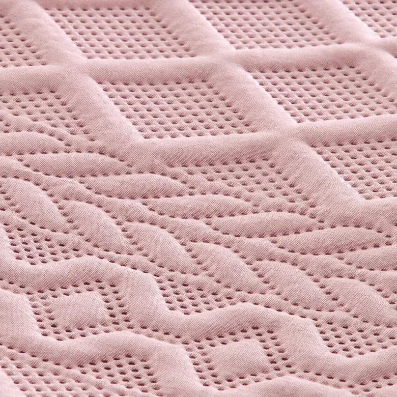 Tagesdecke rosé Polyester B/L: ca. 220x240 cm