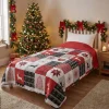 Tagesdecke rot Polyester B/L: ca. 220x240 cm