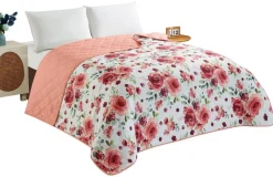 Tagesdecke rot Polyester B/L: ca. 220x240 cm