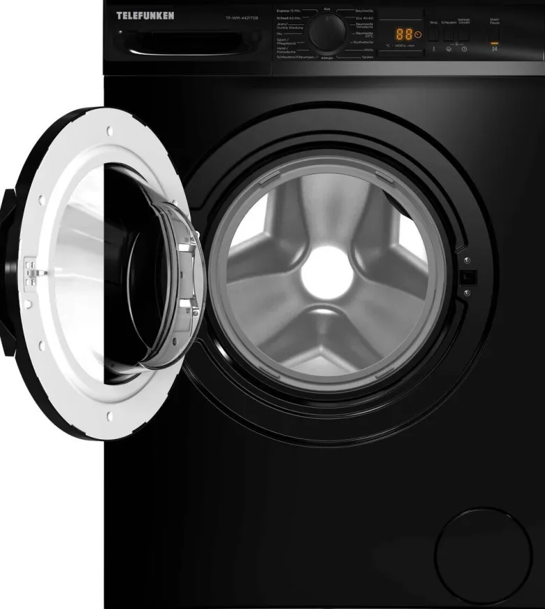 TELEFUNKEN Waschmaschine TF-WM-4421T0B schwarz ca. 6 kg