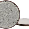 Teller sand Steinzeug D: ca. 33 cm